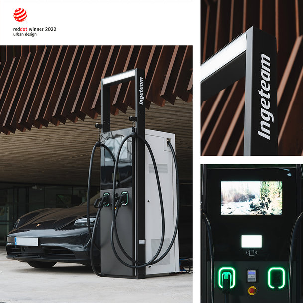 EL CARGADOR DE INGETEAM, RAPID 120/180, SE LLEVA EL RED DOT AWARD AL DISEÑO
